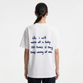 Minimal Quote Back Print T-Shirt