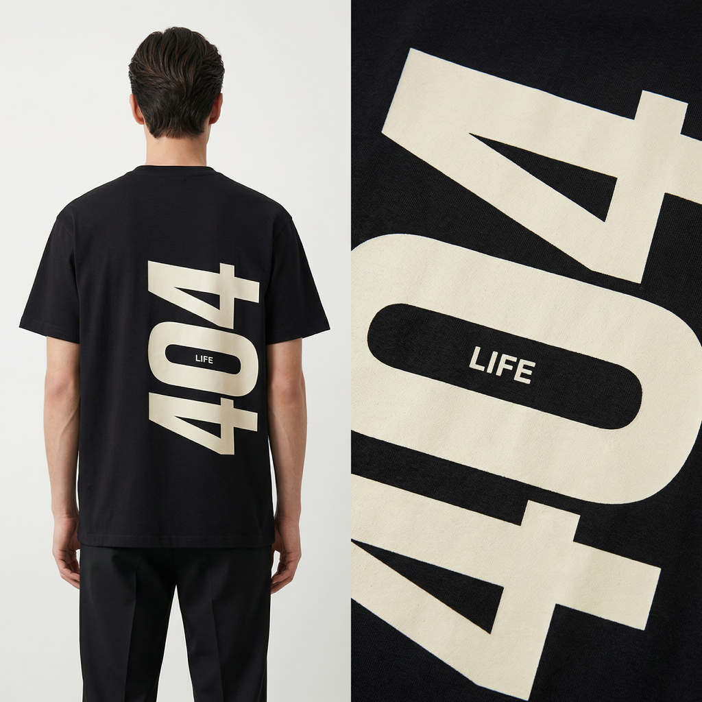 404 LIFE Tee Cotton T-Shirt
