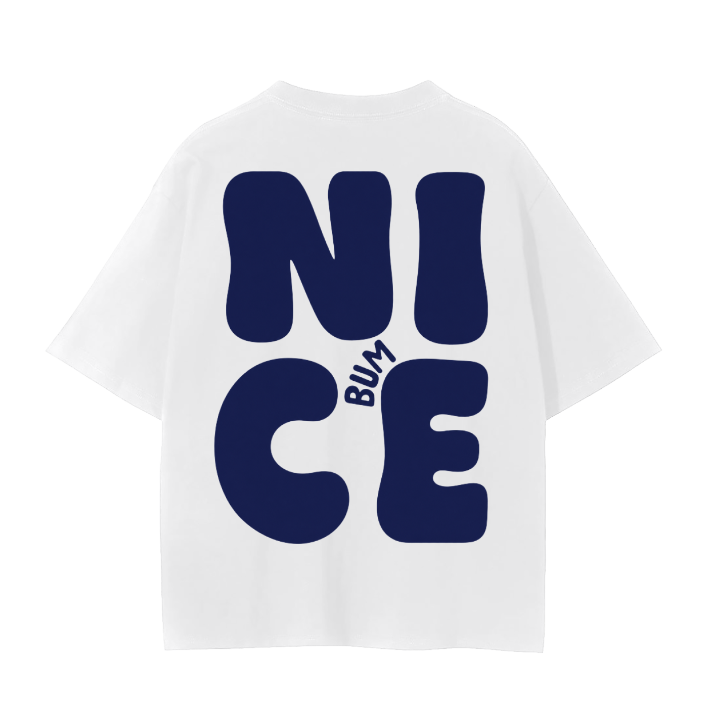 NICE BUM Oversized Cotton T-Shirt